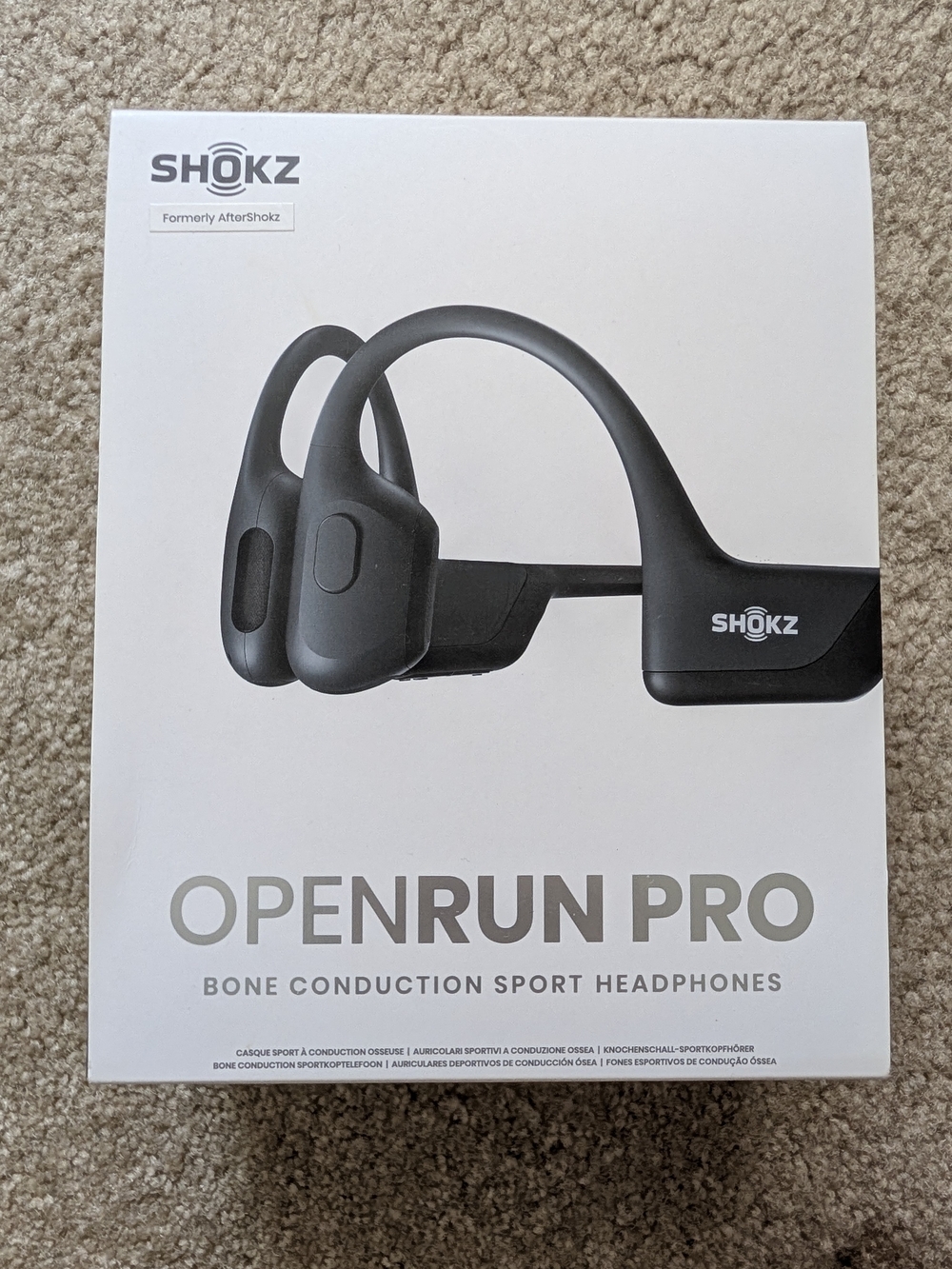 NIB Shokz OpenRun Pro Bone Conduction Sport Headphones - Black - Picture 2 of 10